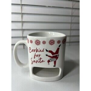 Tag Cookies For Santa Pocket Mug 4.5 Inch Christmas Annual Holiday Tradition